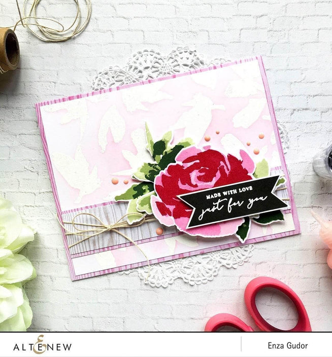 Photocentric Clear Stamps Z - Painted Rose Stamp Set