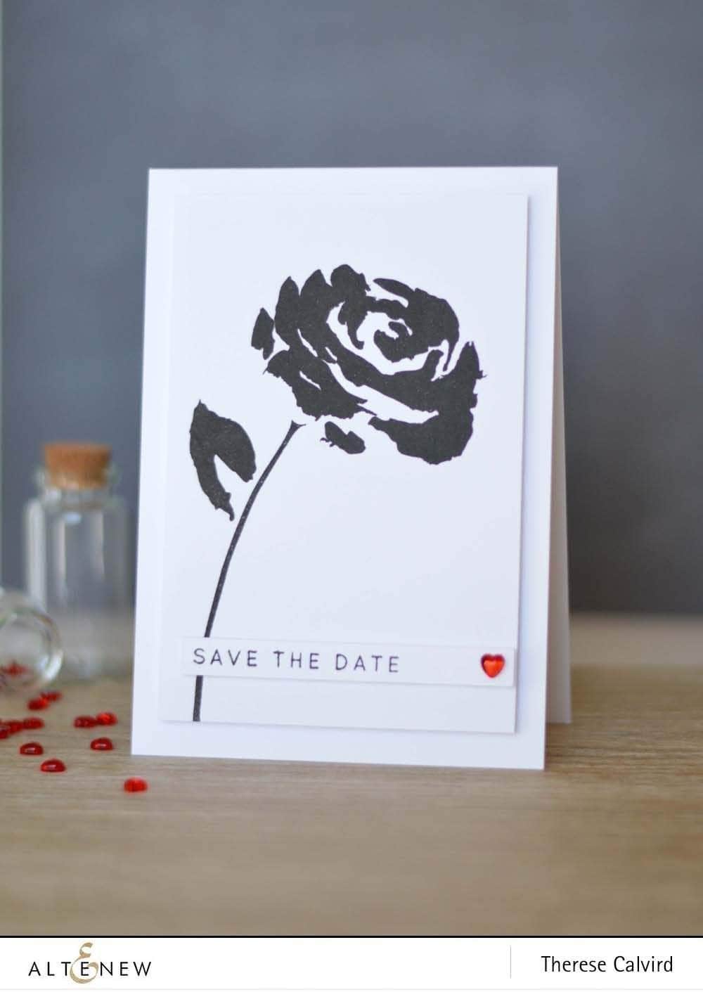 Z - Painted Rose Stamp Set