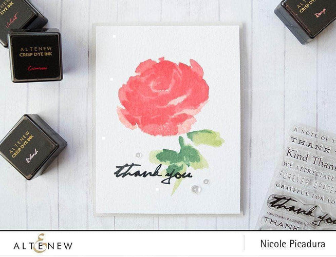 Z - Painted Rose Stamp Set