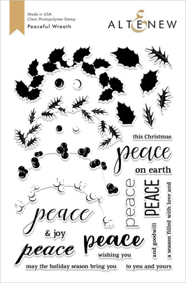 Photocentric Clear Stamps Peaceful Wreath Stamp Set