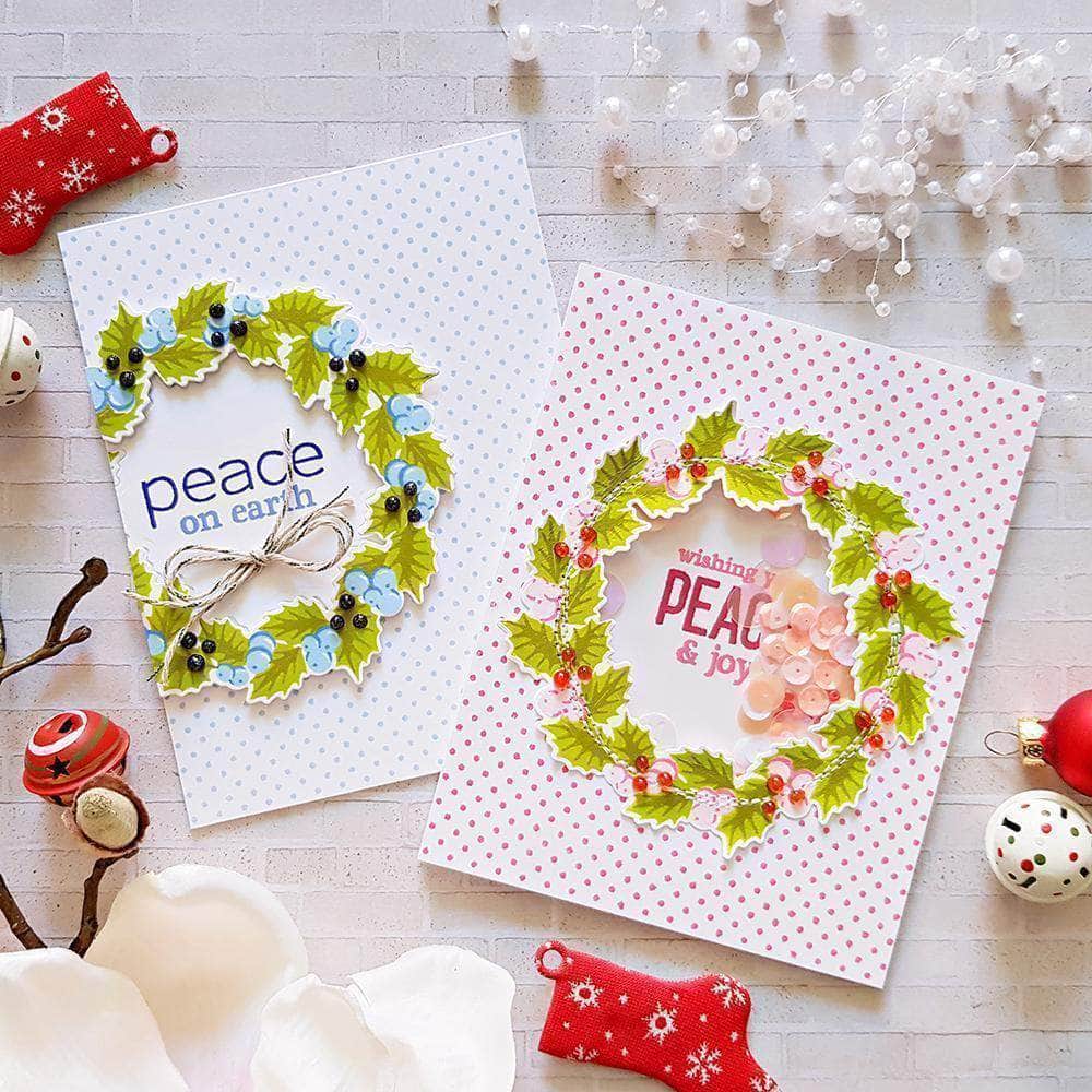 Photocentric Clear Stamps Peaceful Wreath Stamp Set