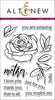 Photocentric Clear Stamps Penned Rose Stamp Set