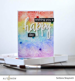 Photocentric Clear Stamps Penned Rose Stamp Set