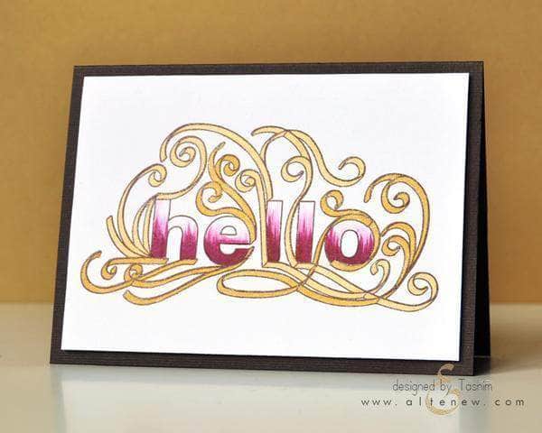 Altenew Clear Stamps Z - Quilled Elegance Stamp Set