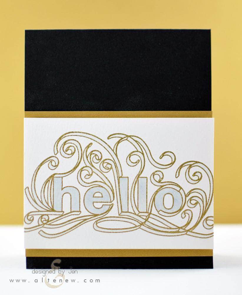 Altenew Clear Stamps Z - Quilled Elegance Stamp Set
