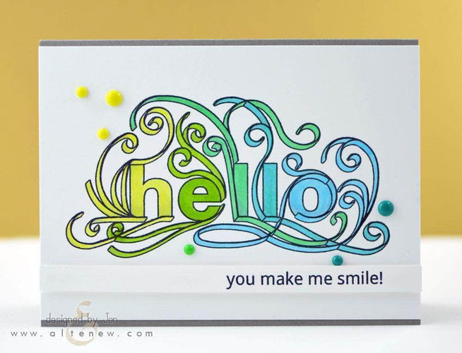 Altenew Clear Stamps Z - Quilled Elegance Stamp Set