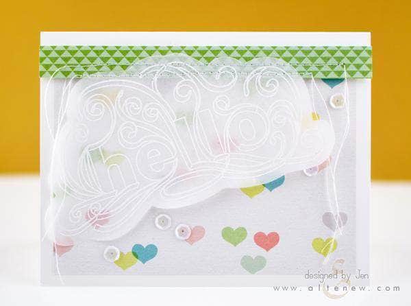 Altenew Clear Stamps Z - Quilled Elegance Stamp Set