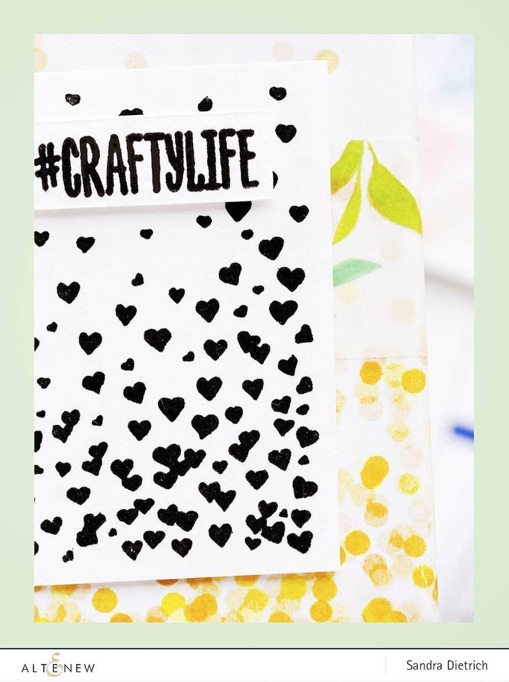 Photocentric Clear Stamps Raining Hearts Stamp Set