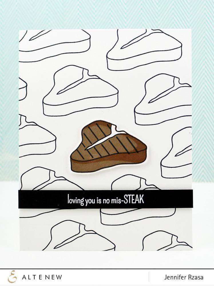 Altenew Clear Stamps Raise the Steaks Stamp Set