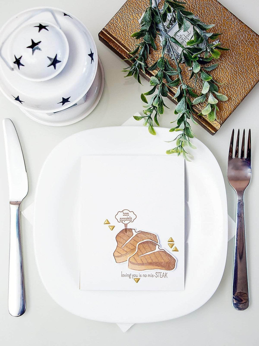 Altenew Clear Stamps Raise the Steaks Stamp Set