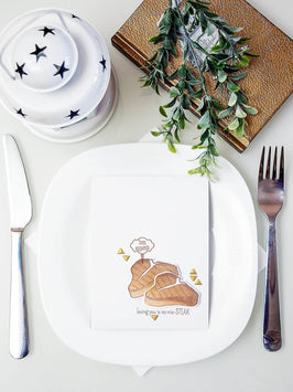 Altenew Clear Stamps Raise the Steaks Stamp Set