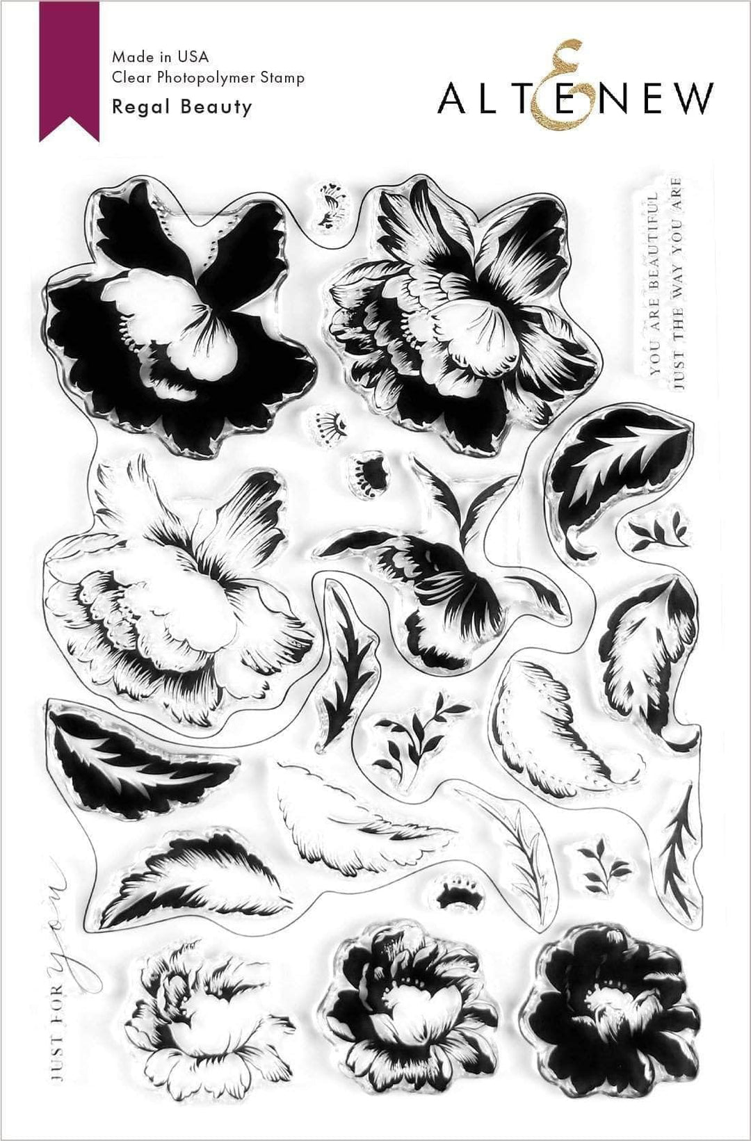 Photocentric Clear Stamps Regal Beauty Stamp Set
