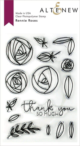 Photocentric Clear Stamps Rennie Roses Stamp Set