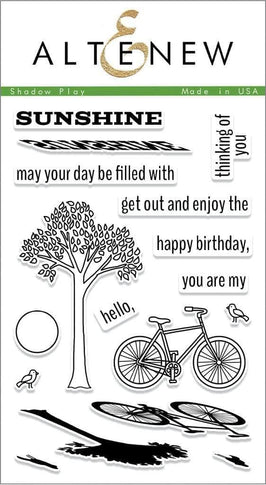 Altenew Clear Stamps Shadow Play Stamp Set