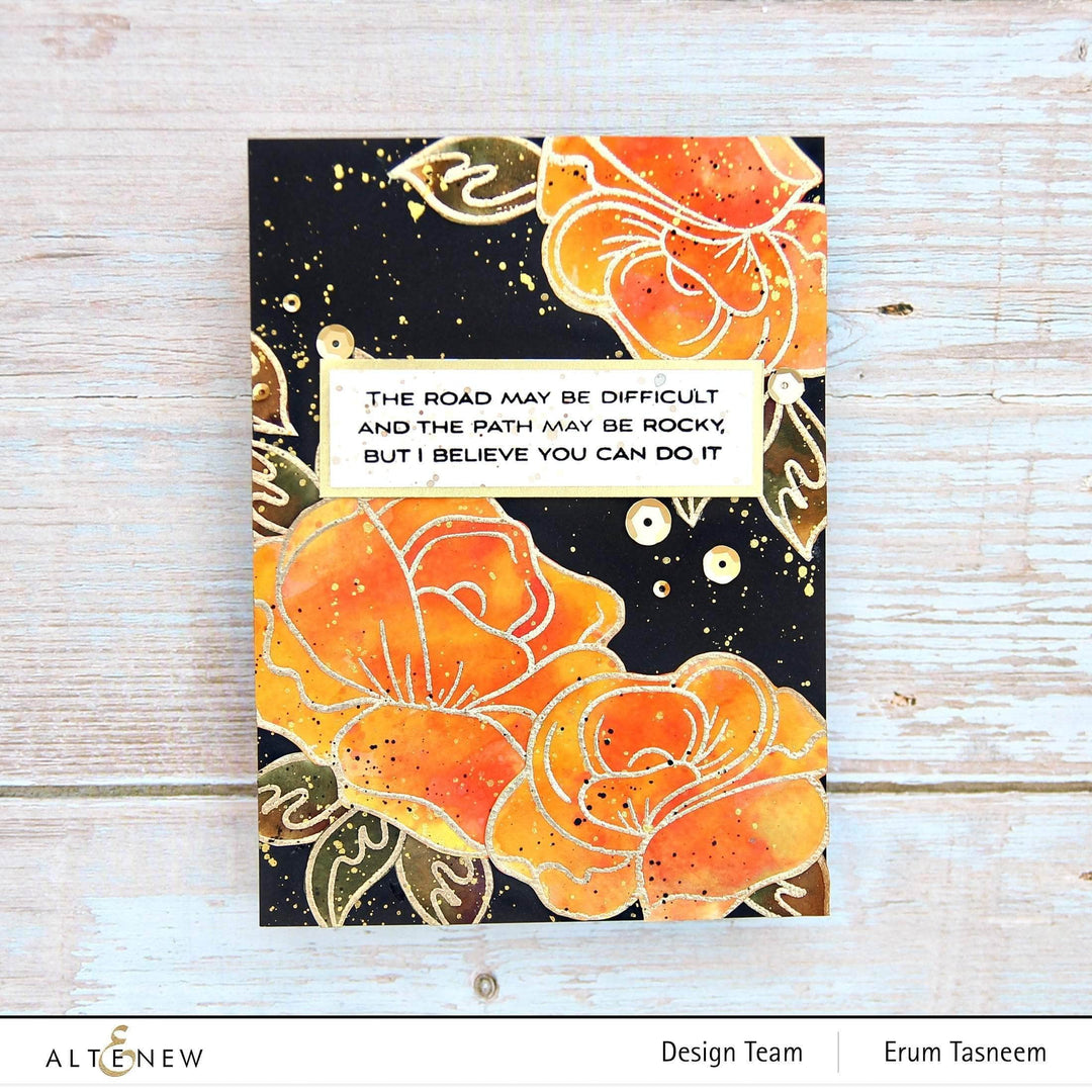Photocentric Clear Stamps Simple Roses Stamp Set