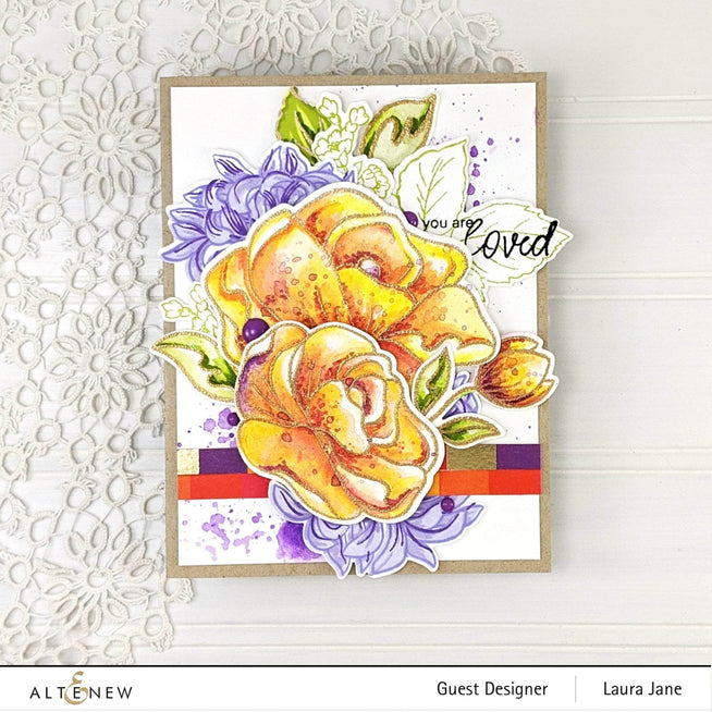 Photocentric Clear Stamps Simple Roses Stamp Set