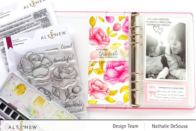 Photocentric Clear Stamps Simple Roses Stamp Set