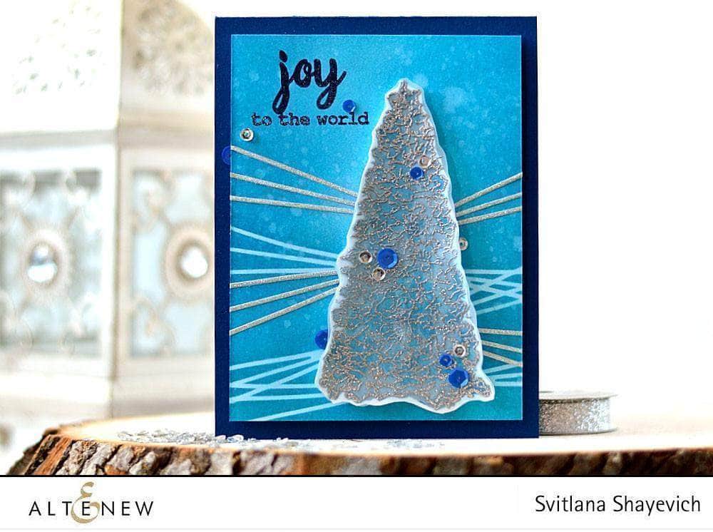 Photocentric Clear Stamps Z - Sketched Evergreen Stamp Set