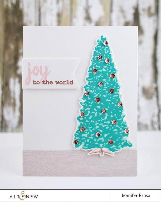 Photocentric Clear Stamps Z - Sketched Evergreen Stamp Set