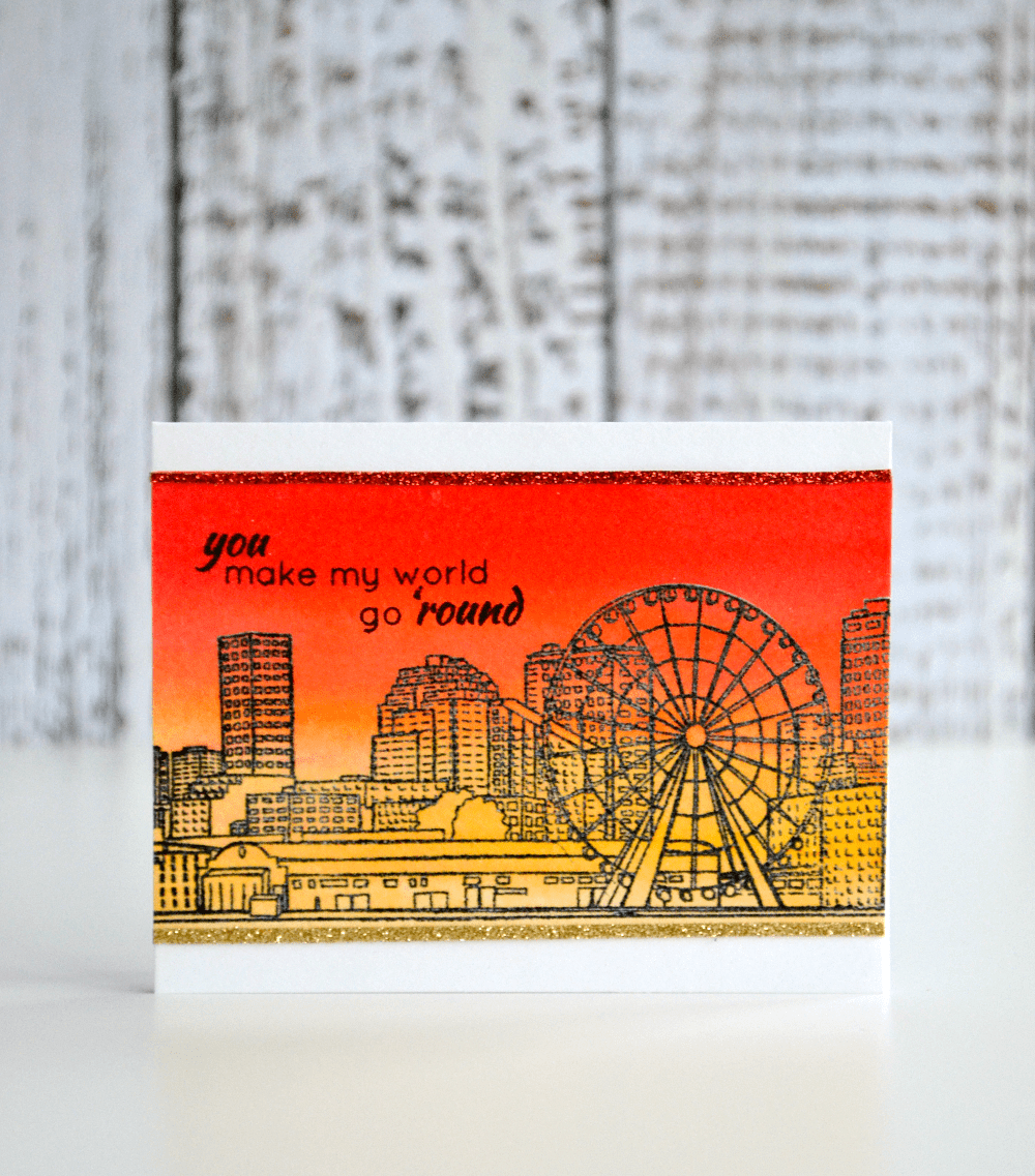Photocentric Clear Stamps Sketchy Cities America 2 Stamp Set