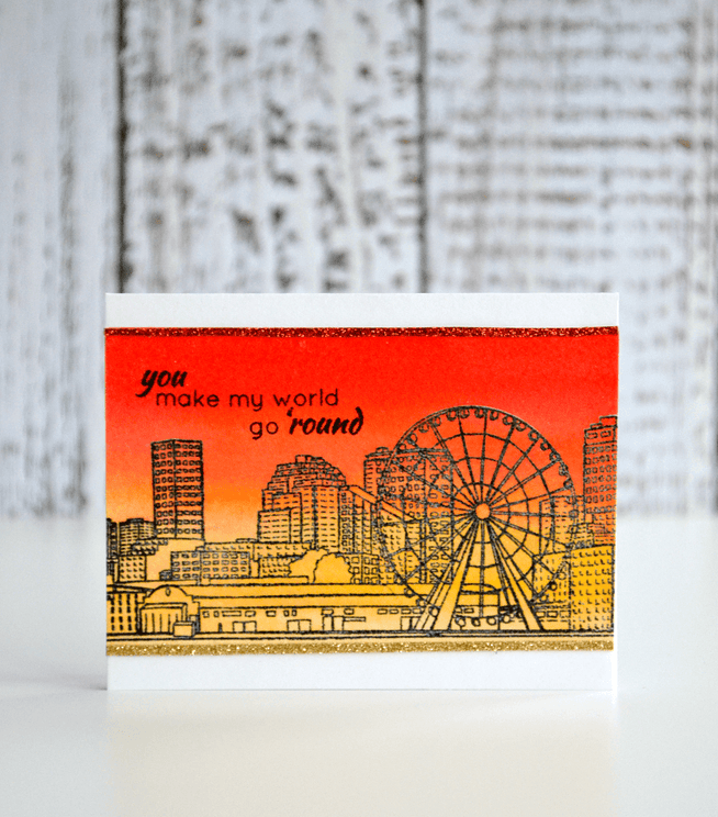Photocentric Clear Stamps Sketchy Cities America 2 Stamp Set