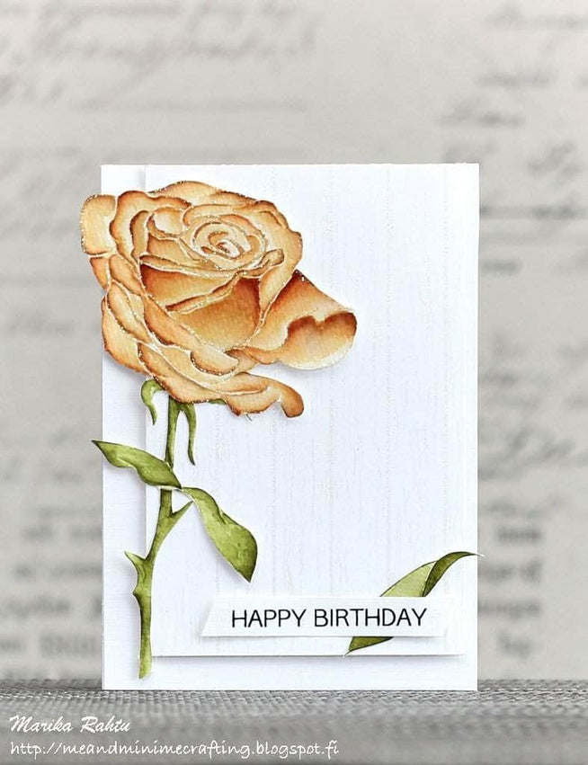 Altenew Clear Stamps Z - Sketchy Flowers Rose Stamp Set