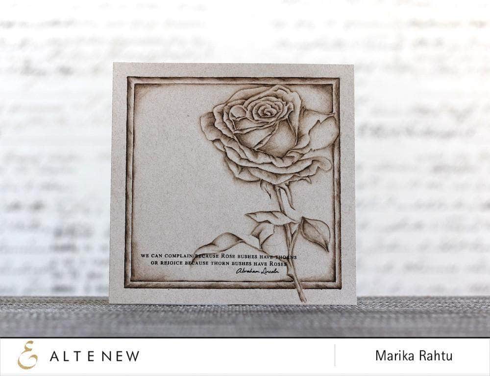 Altenew Clear Stamps Z - Sketchy Flowers Rose Stamp Set