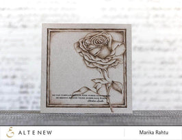 Altenew Clear Stamps Z - Sketchy Flowers Rose Stamp Set