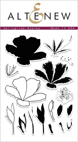 Photocentric Clear Stamps Z - Springtime Azalea Stamp Set