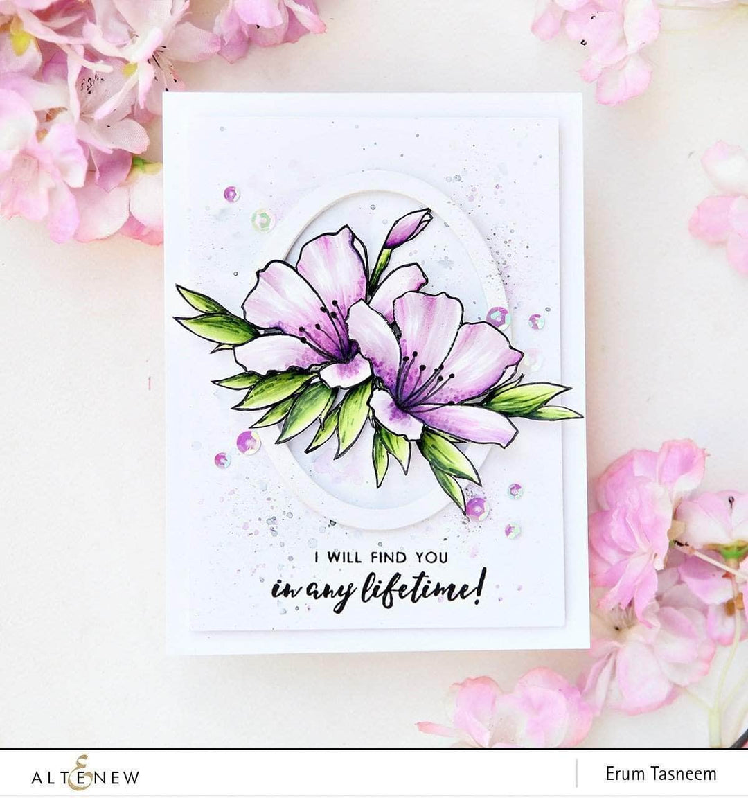 Photocentric Clear Stamps Z - Springtime Azalea Stamp Set