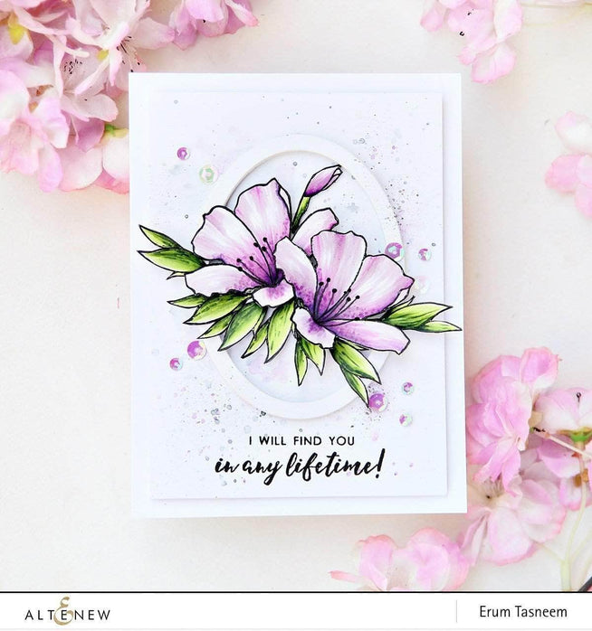 Photocentric Clear Stamps Z - Springtime Azalea Stamp Set