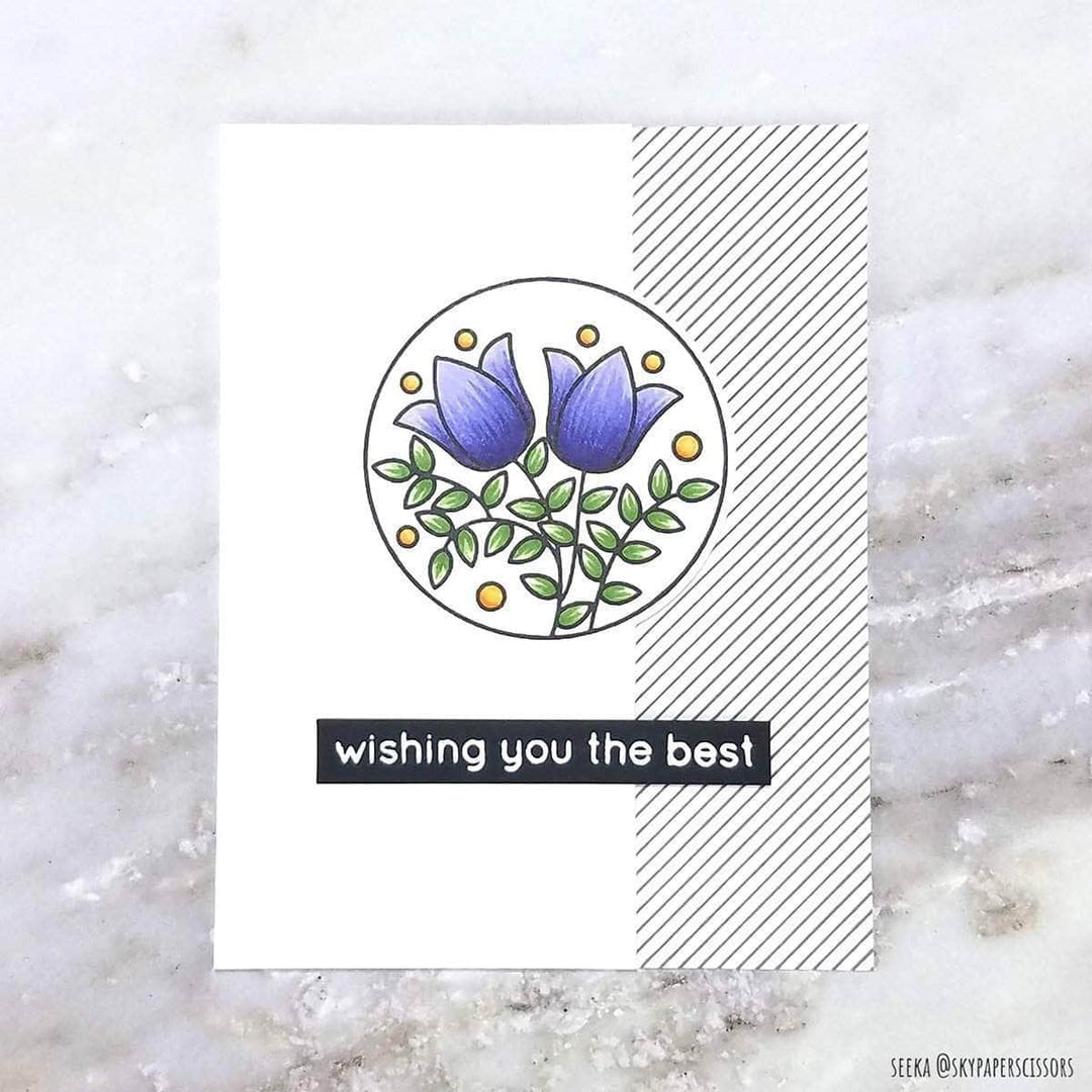 Photocentric Clear Stamps Stained Glass Window Stamp Set