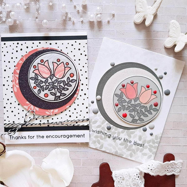 Photocentric Clear Stamps Stained Glass Window Stamp Set