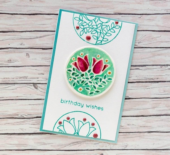 Photocentric Clear Stamps Stained Glass Window Stamp Set