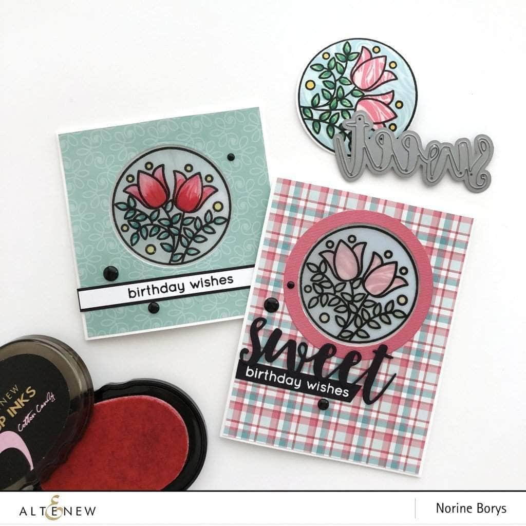 Z - Stained Glass Window Stamp Set