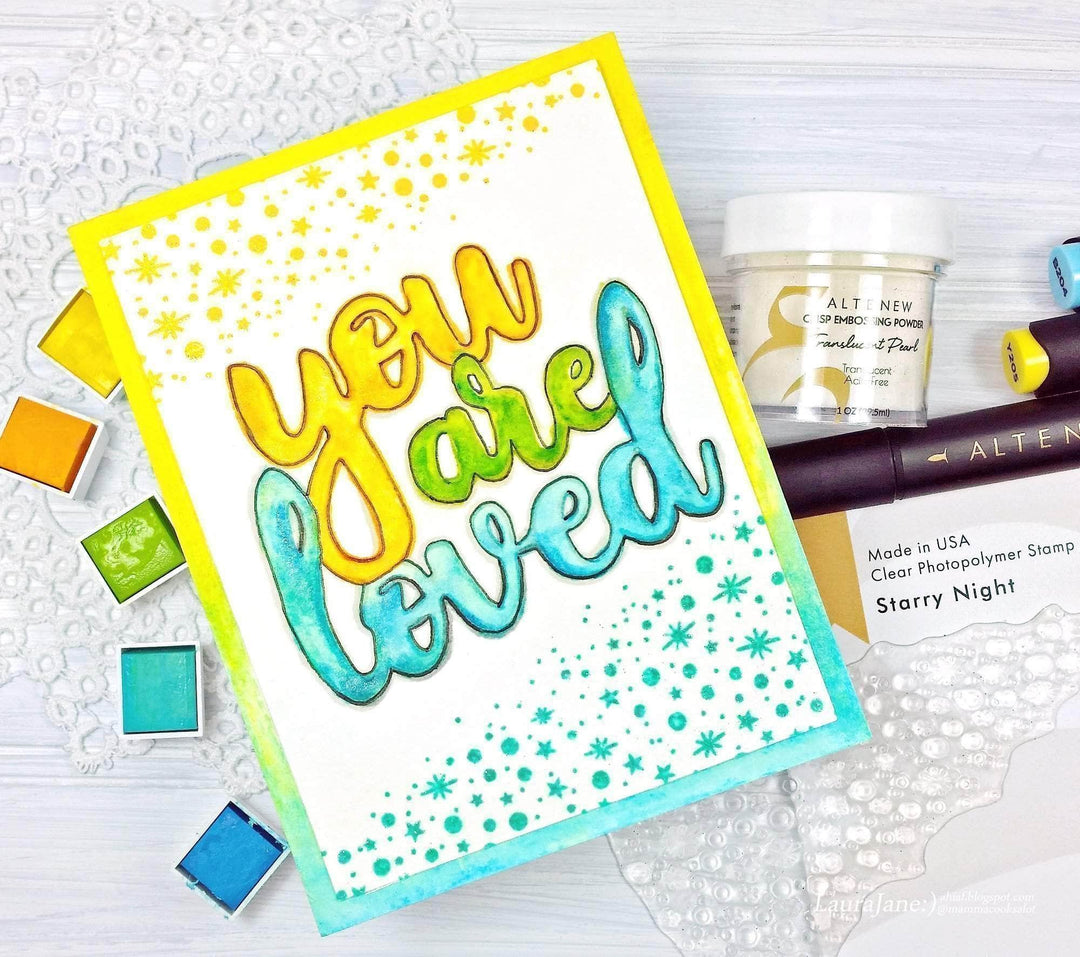 Photocentric Clear Stamps Starry Night Stamp Set