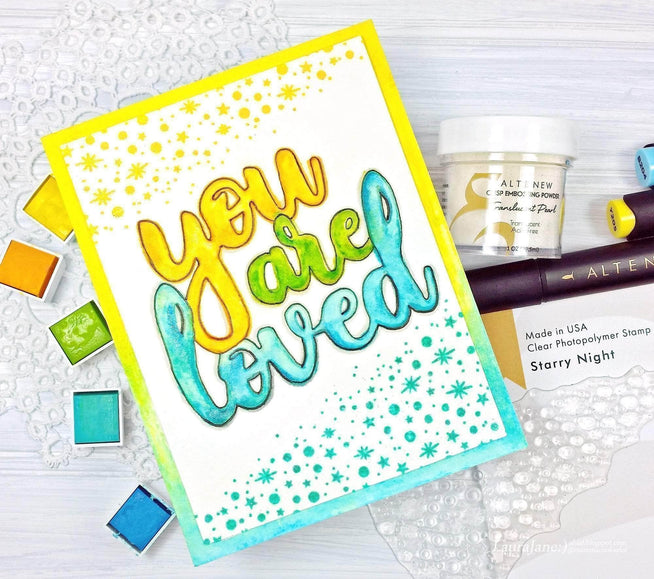 Photocentric Clear Stamps Starry Night Stamp Set