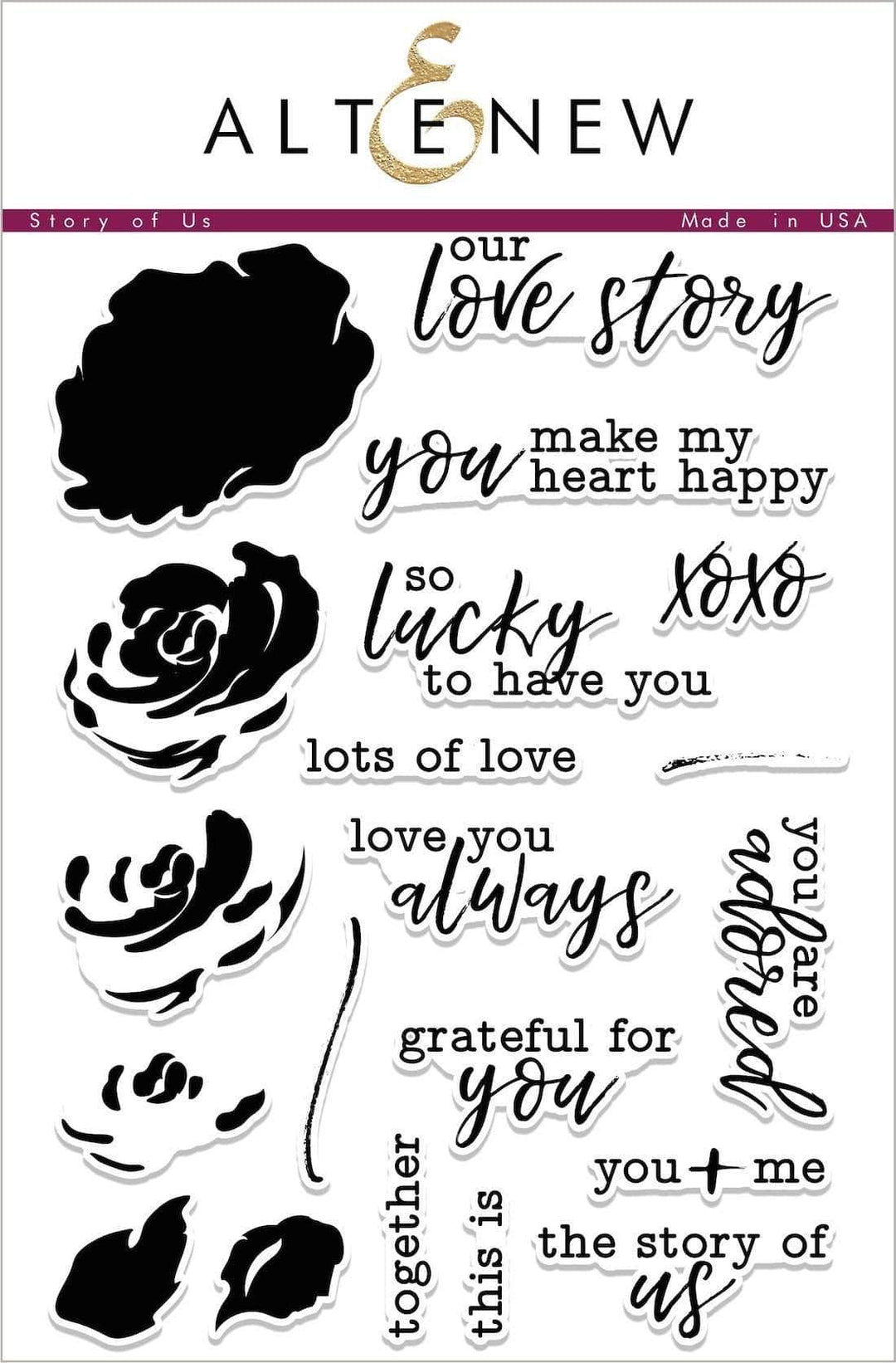 Photocentric Clear Stamps Story of Us Stamp Set