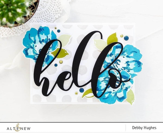 Photocentric Clear Stamps Strength Blooms Stamp Set