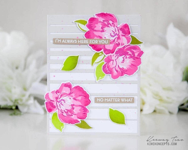 Photocentric Clear Stamps Strength Blooms Stamp Set