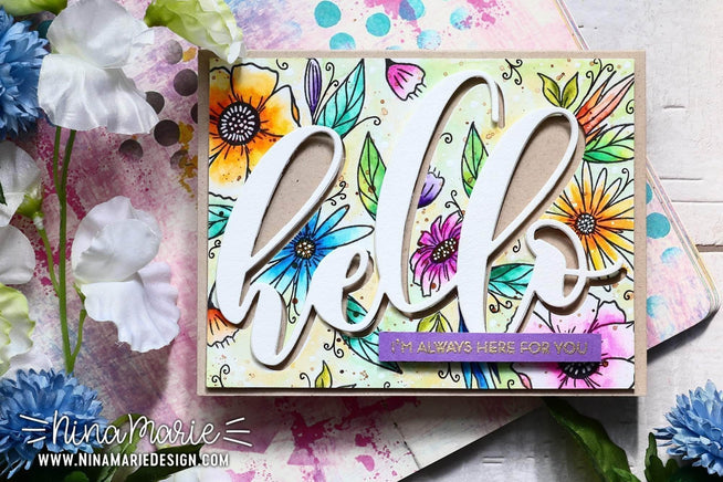 Photocentric Clear Stamps Strength Blooms Stamp Set