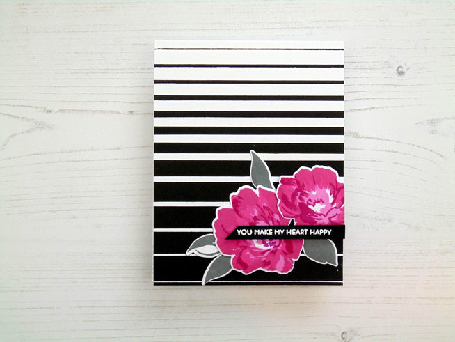 Photocentric Clear Stamps Strength Blooms Stamp Set