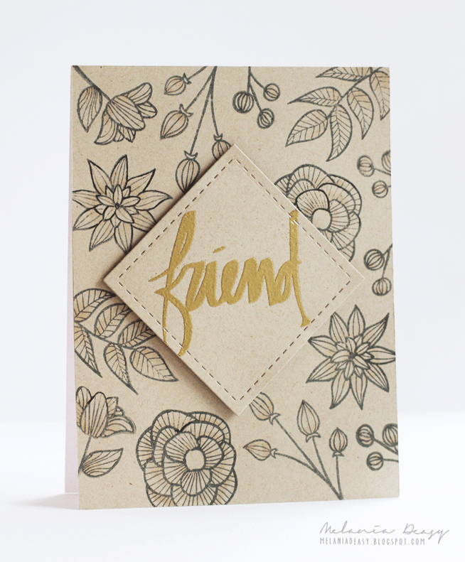 Photocentric Clear Stamps Striped Florals Stamp Set