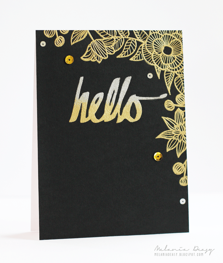 Photocentric Clear Stamps Striped Florals Stamp Set