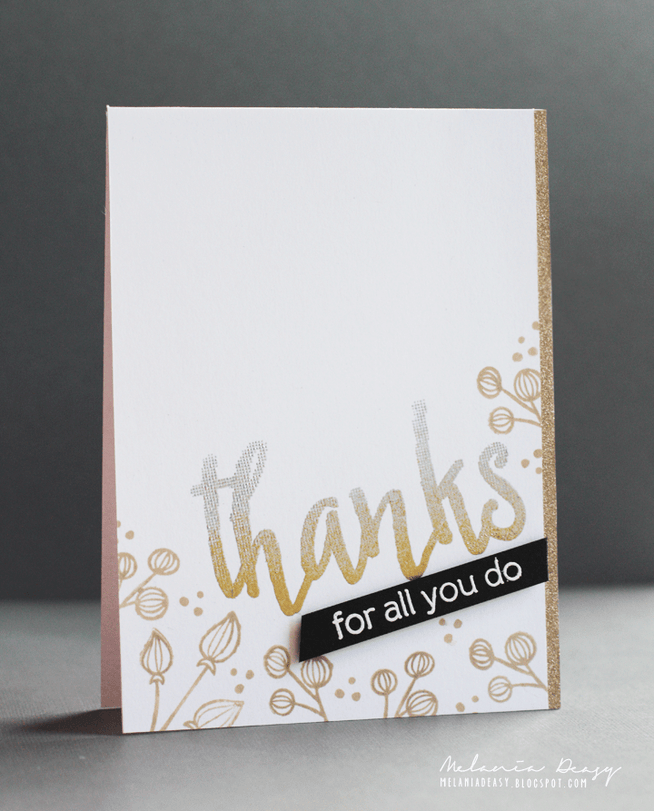 Photocentric Clear Stamps Striped Florals Stamp Set