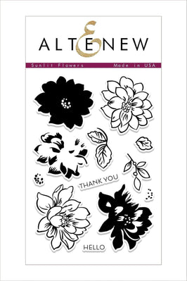 Photocentric Clear Stamps Sunlit Flowers Stamp Set