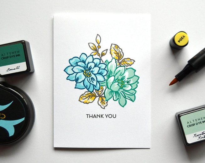 Photocentric Clear Stamps Sunlit Flowers Stamp Set