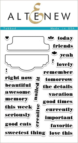 Photocentric Clear Stamps Z - Tabbed Stamp Set