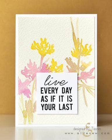 Altenew Clear Stamps Z - Thoughts & Reminders Stamp Set