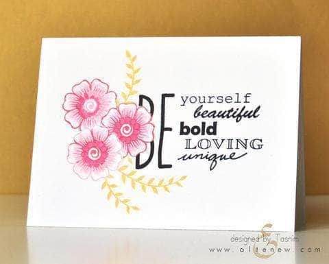 Altenew Clear Stamps Z - Thoughts & Reminders Stamp Set